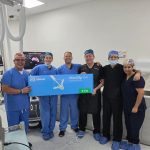 Experto equipo de cirugía cardiovascular de Hospital Angeles Morelia que colocó el primer MitraClip en Michoacán.